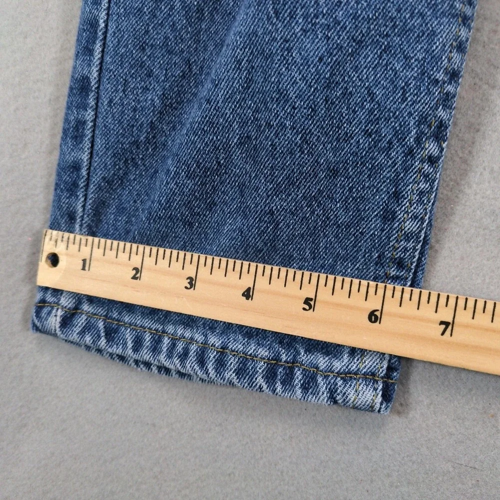 Vintage‎ 80s Lee Blue Mom Jeans Womens 10 30x31 High Rise c1987 USA Made Elastic
